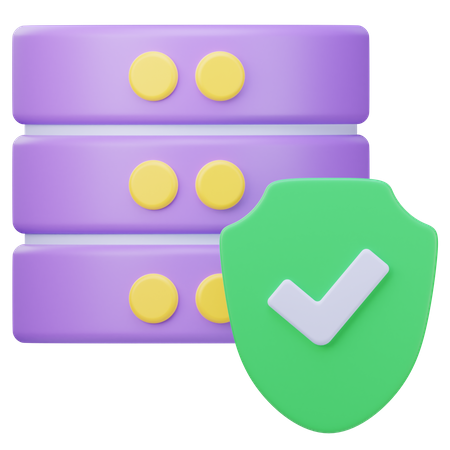 Datenbanksicherheit  3D Icon