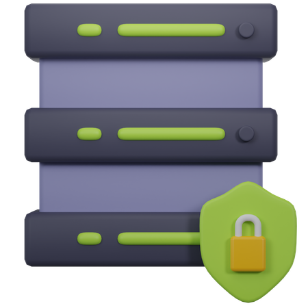 Datenbanksicherheit  3D Icon