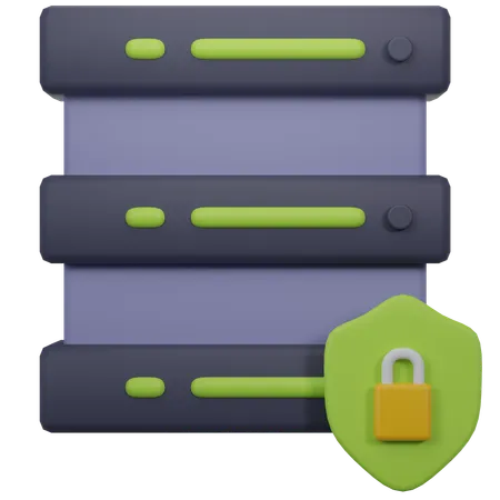 Datenbanksicherheit  3D Icon