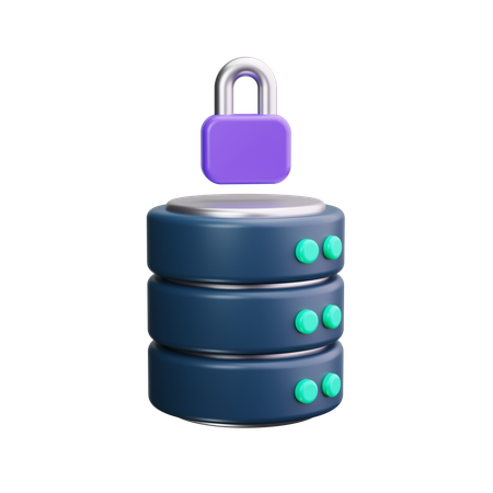 Datenbanksperre  3D Icon