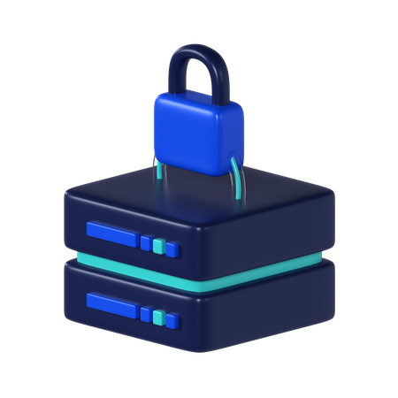 Datenbanksperre  3D Icon