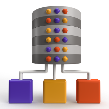 Datenbankverbindung  3D Icon