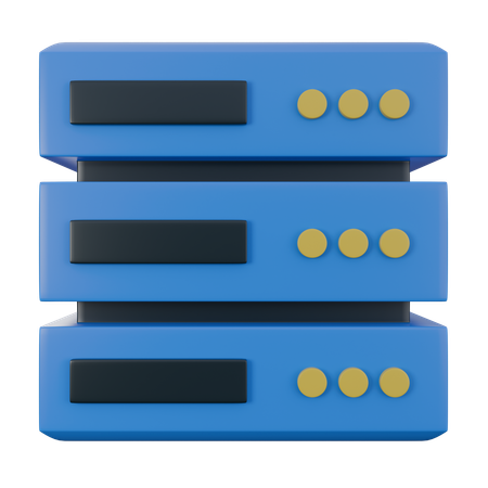 Datenbankmanagement  3D Icon