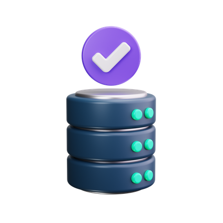 Datenbankmanagement  3D Icon