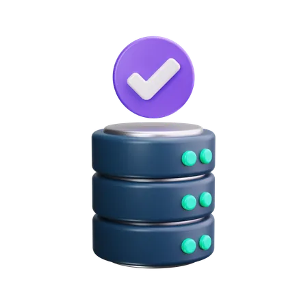 Datenbankmanagement  3D Icon