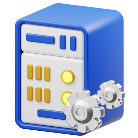 Datenbankmanagement  3D Icon