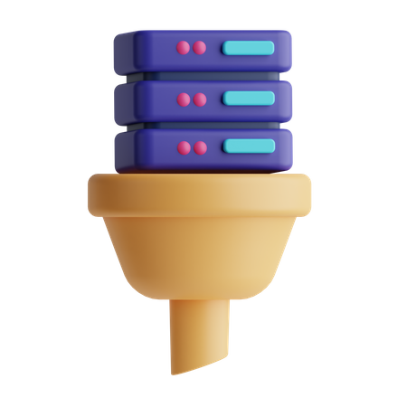 Datenfilter  3D Icon