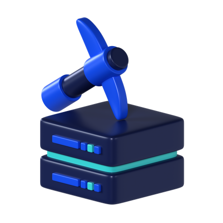 Datengewinnung  3D Icon