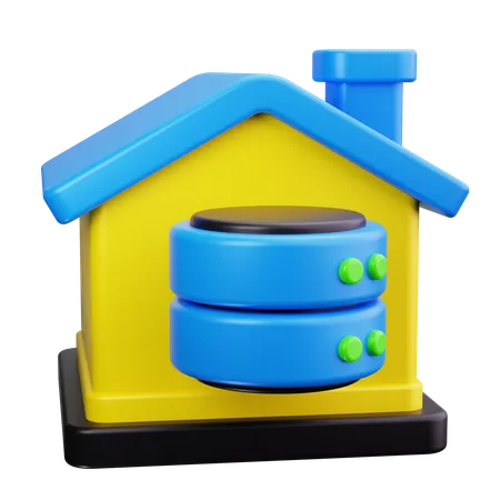 Data Warehouse  3D Icon