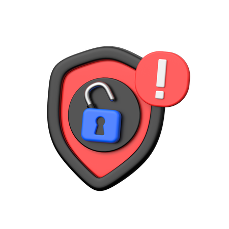 Datenschutzverletzung  3D Icon