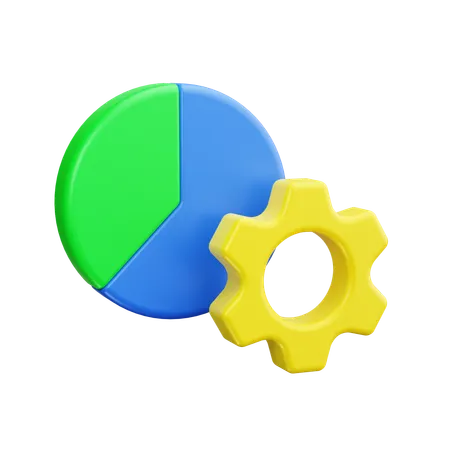 Datenmanagement  3D Icon