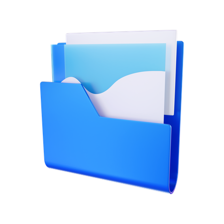 Datenordner  3D Icon