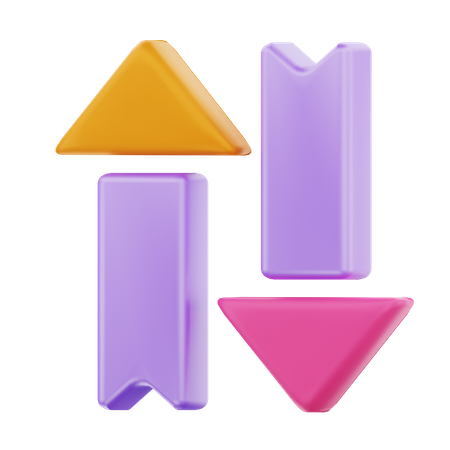 Datenpfeil  3D Icon