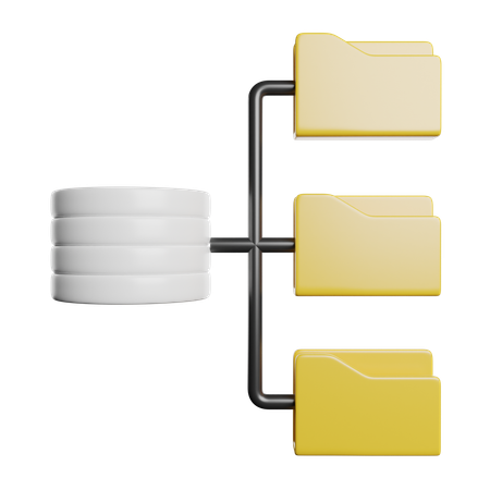 Datensammlung  3D Icon