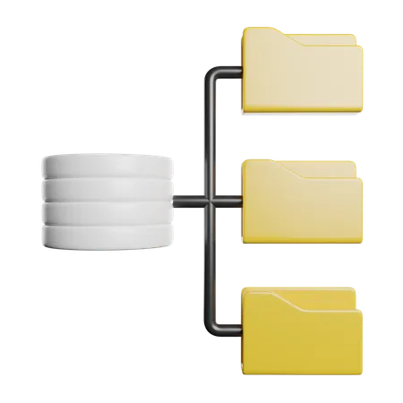 Datensammlung  3D Icon