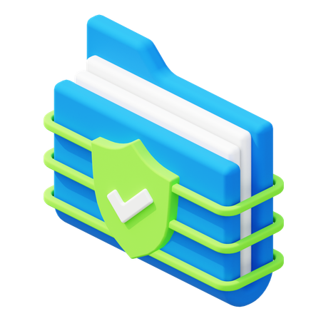 Datenschutz  3D Icon