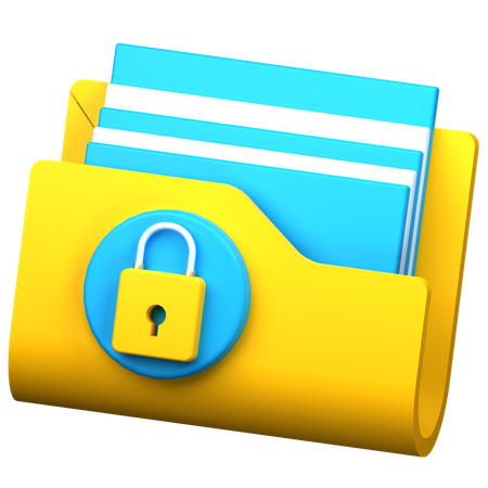 Datenschutz  3D Icon