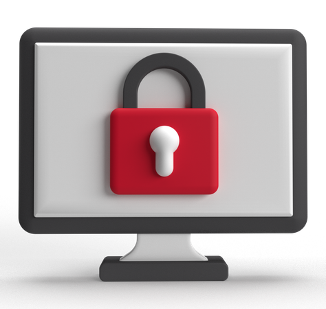 Privatsphäre  3D Icon