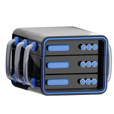 Datenserver  3D Icon