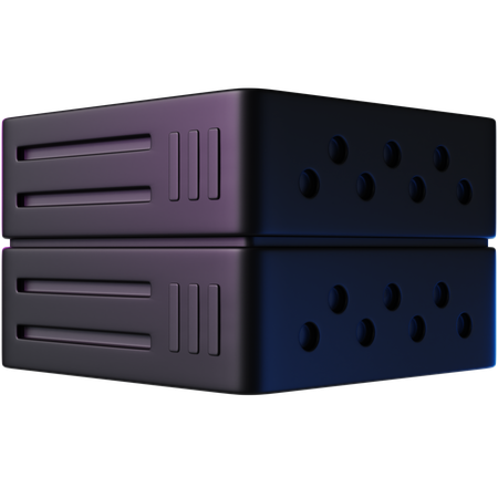 Datenserver  3D Icon