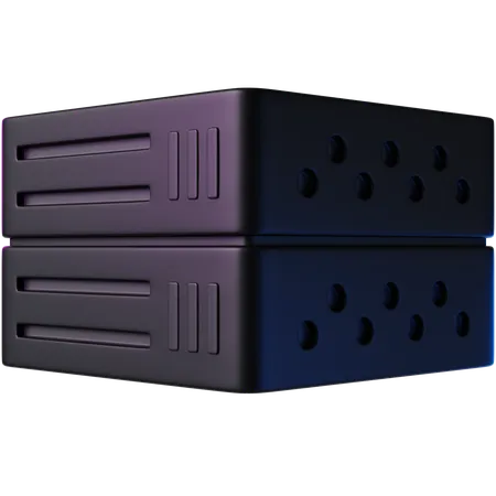 Datenserver  3D Icon