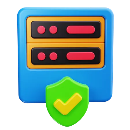 Datensicherheit  3D Icon