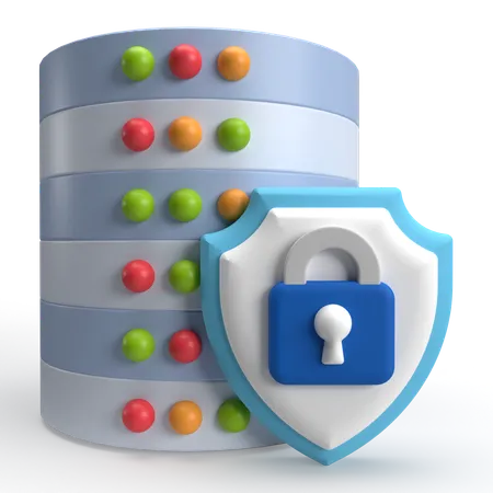 Datensicherheit  3D Icon