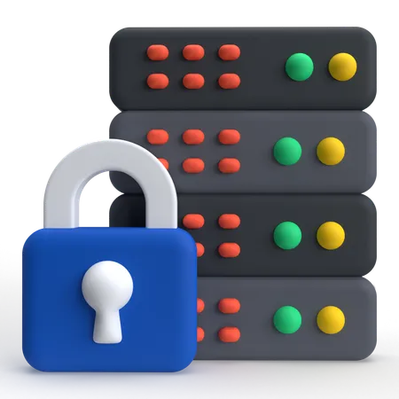 Datensicherheit  3D Icon