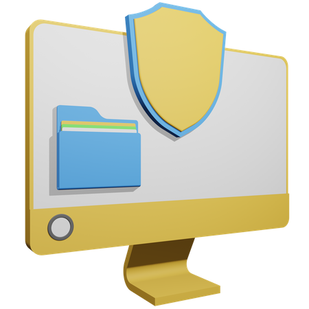 Datensicherheit  3D Icon