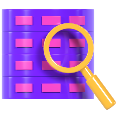 Datensuche  3D Icon