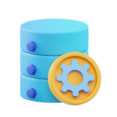 Datenverarbeitung  3D Icon