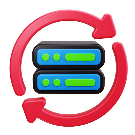 Datenverarbeitung  3D Icon