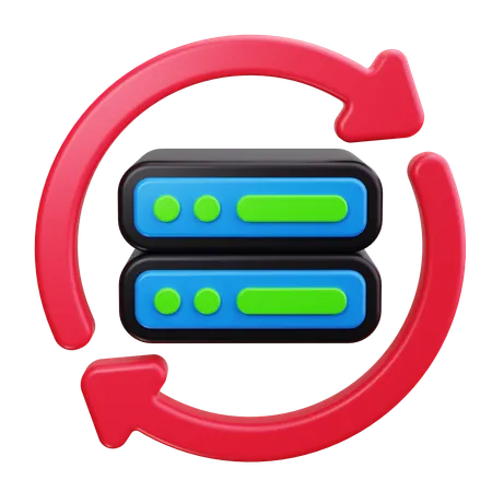 Datenverarbeitung  3D Icon