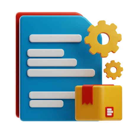 Datenverarbeitung  3D Icon