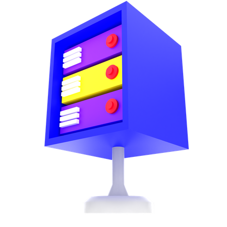 Datenmanagement  3D Icon