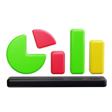 Datenvisualisierung  3D Icon