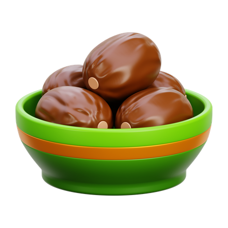 Dates  3D Icon