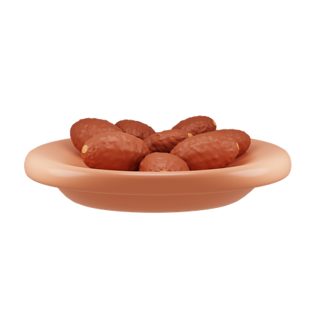 Dates  3D Icon