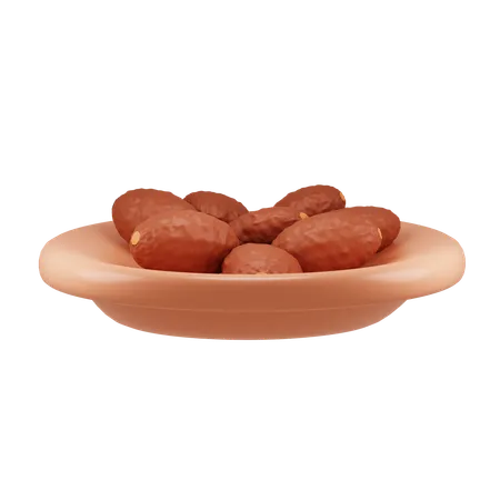 Dates  3D Icon