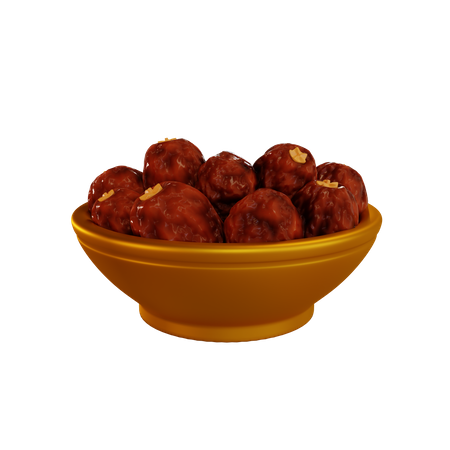 Dates  3D Illustration