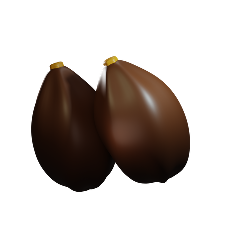 Dates  3D Illustration