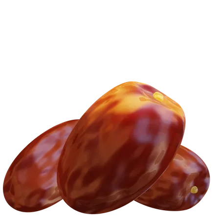 Dates  3D Illustration