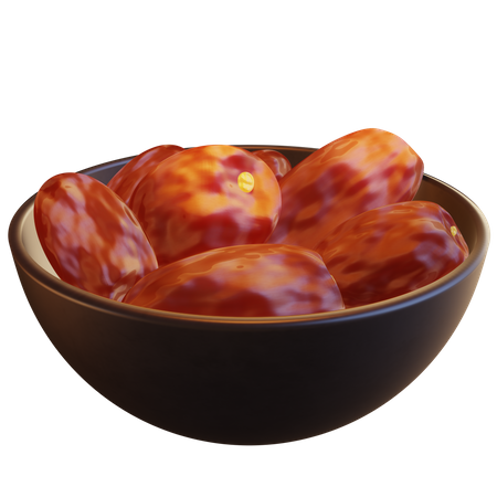 Dates  3D Illustration