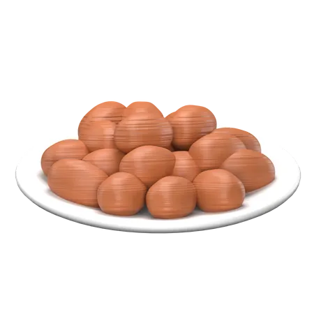 Dates Bowl  3D Icon