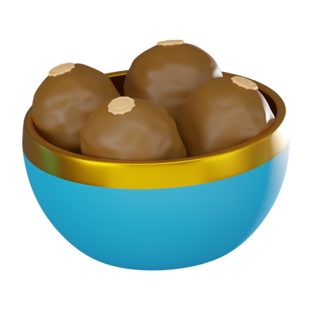 Dates Bowl  3D Icon