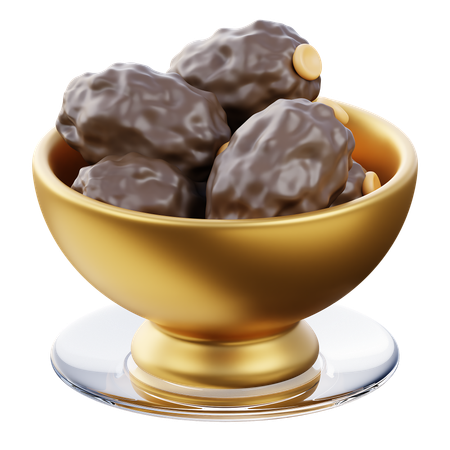 Dates Bowl  3D Icon