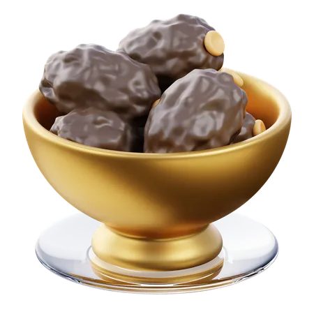 Dates Bowl  3D Icon