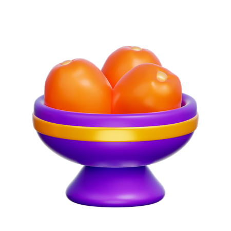 Dates Bowl  3D Icon