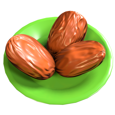 Dates Bowl  3D Icon