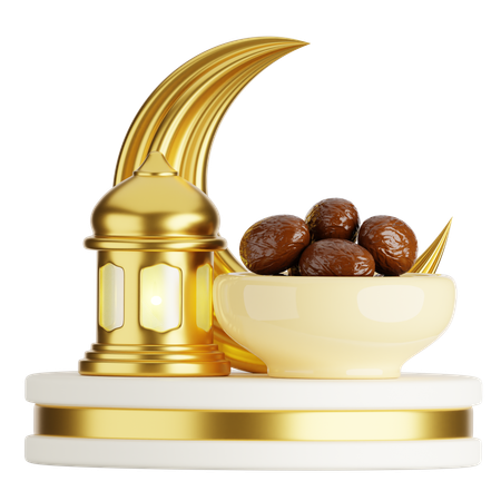 Dates Food  3D Icon